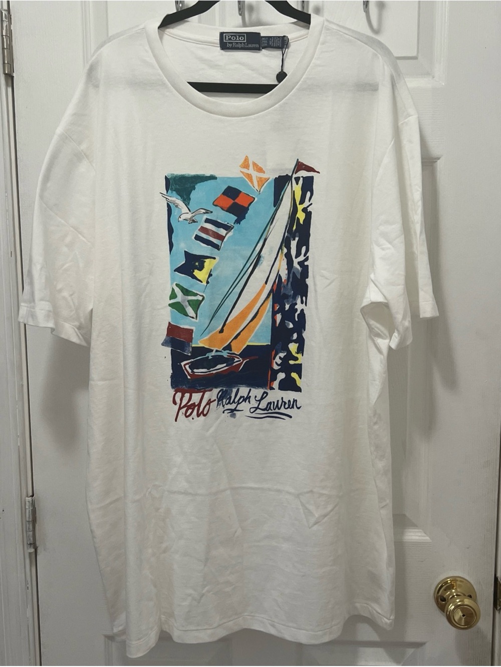 Polo Ralph Lauren Men’s Sailboat Jersey T-Shirt Sz 2XLT NWT
